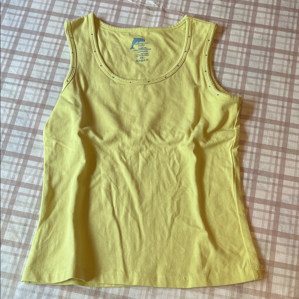 ❗️2 for $8 - La SENZA Girl Light Green Tank Top